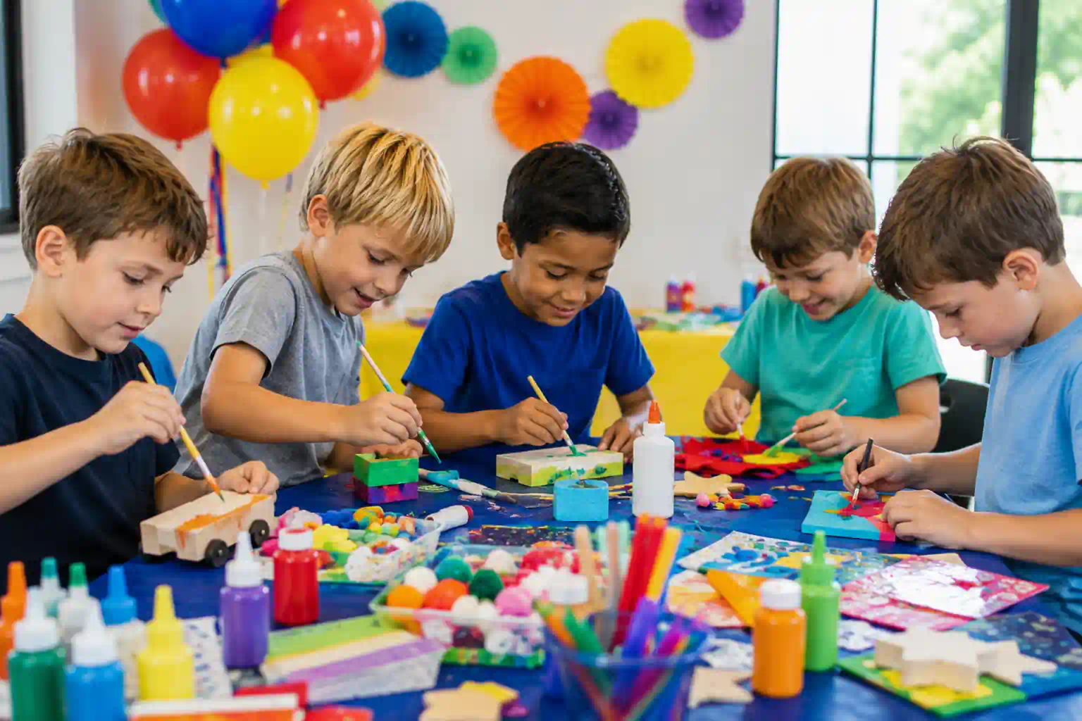 arts and crafts birthday party for 6 year olds UK