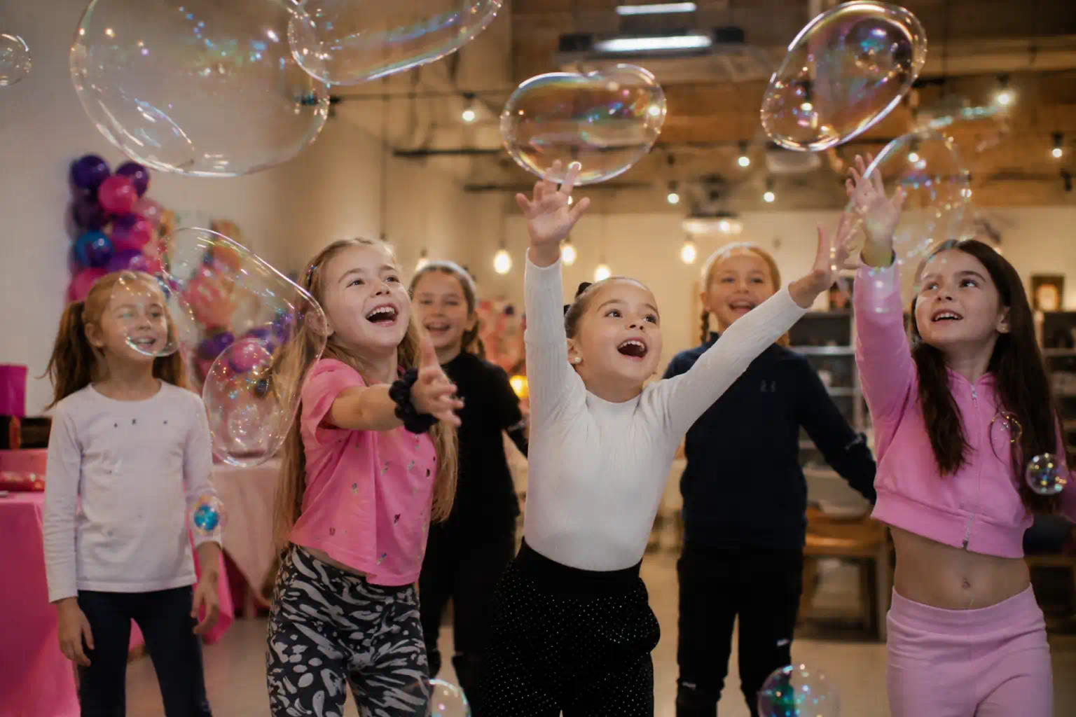 bubbleologist birthday party for 7 year olds