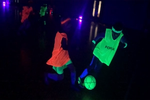 glow football Durham