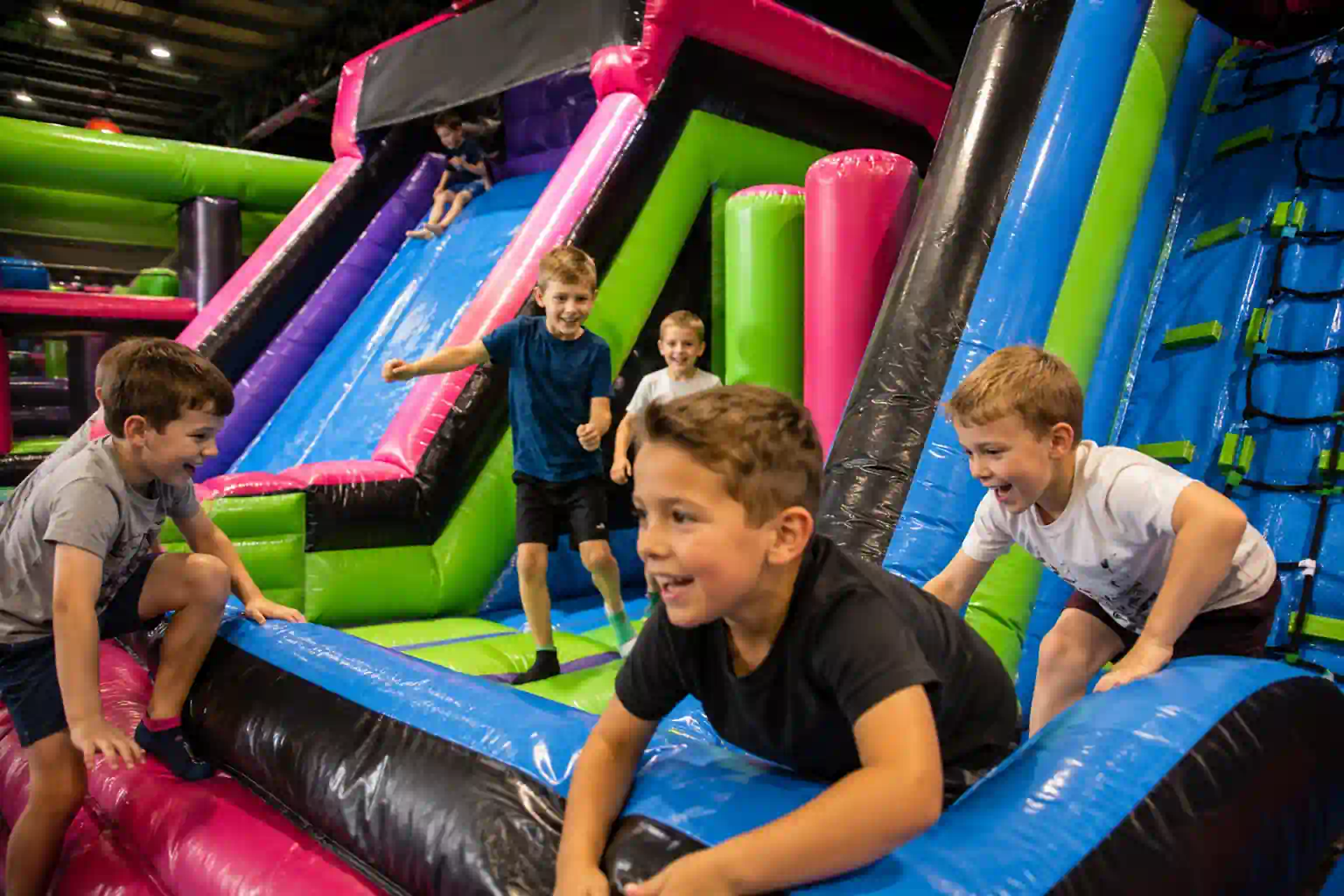 inflatable arena birthday party for 7 year olds Gosforth