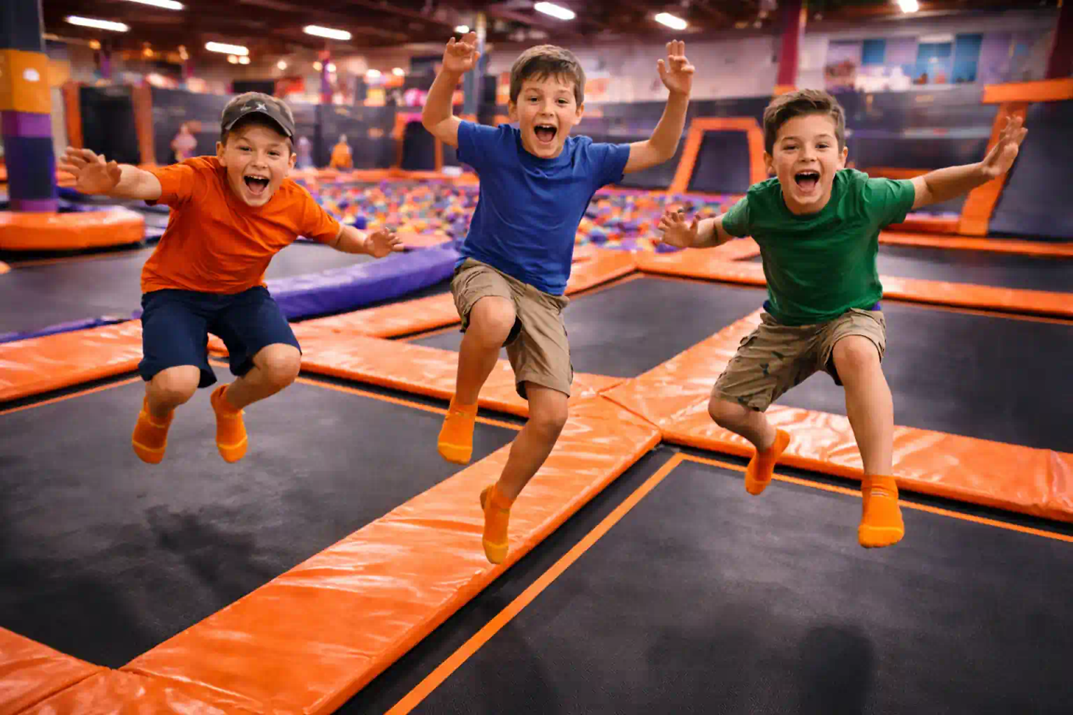 trampoline park birthday party for 7 year olds Gosforth